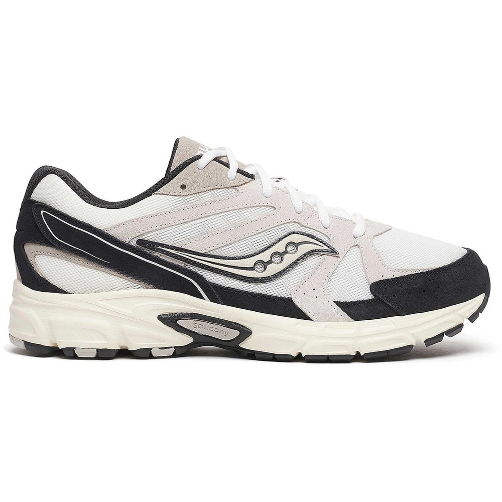 Saucony Ride Millennium Suede White and Black Men's 9.5 NIB